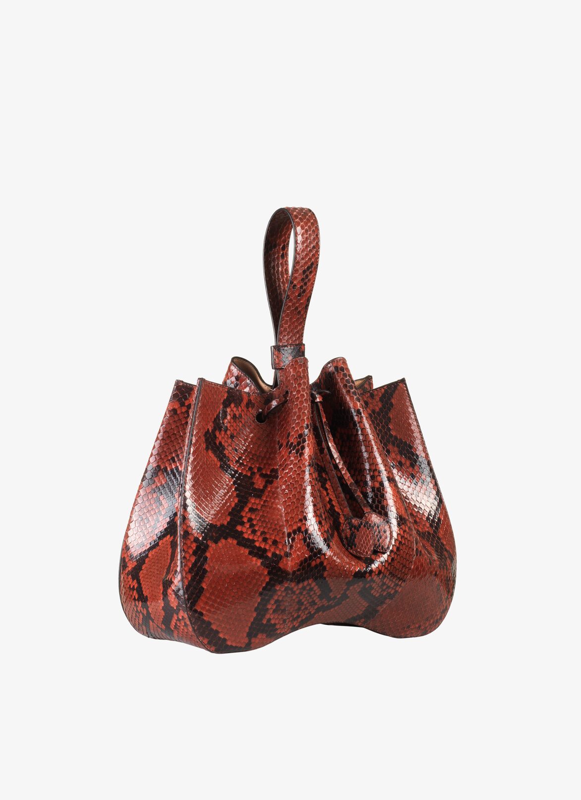 ROSEMARIE STRAP PYT.CONT.+VIENNE CLOUS ST RED FONCE ALAÏA ROT  ROSEMARIE STRAP PYT.CONT.+VIENNE CLOUS ST RED FONCE